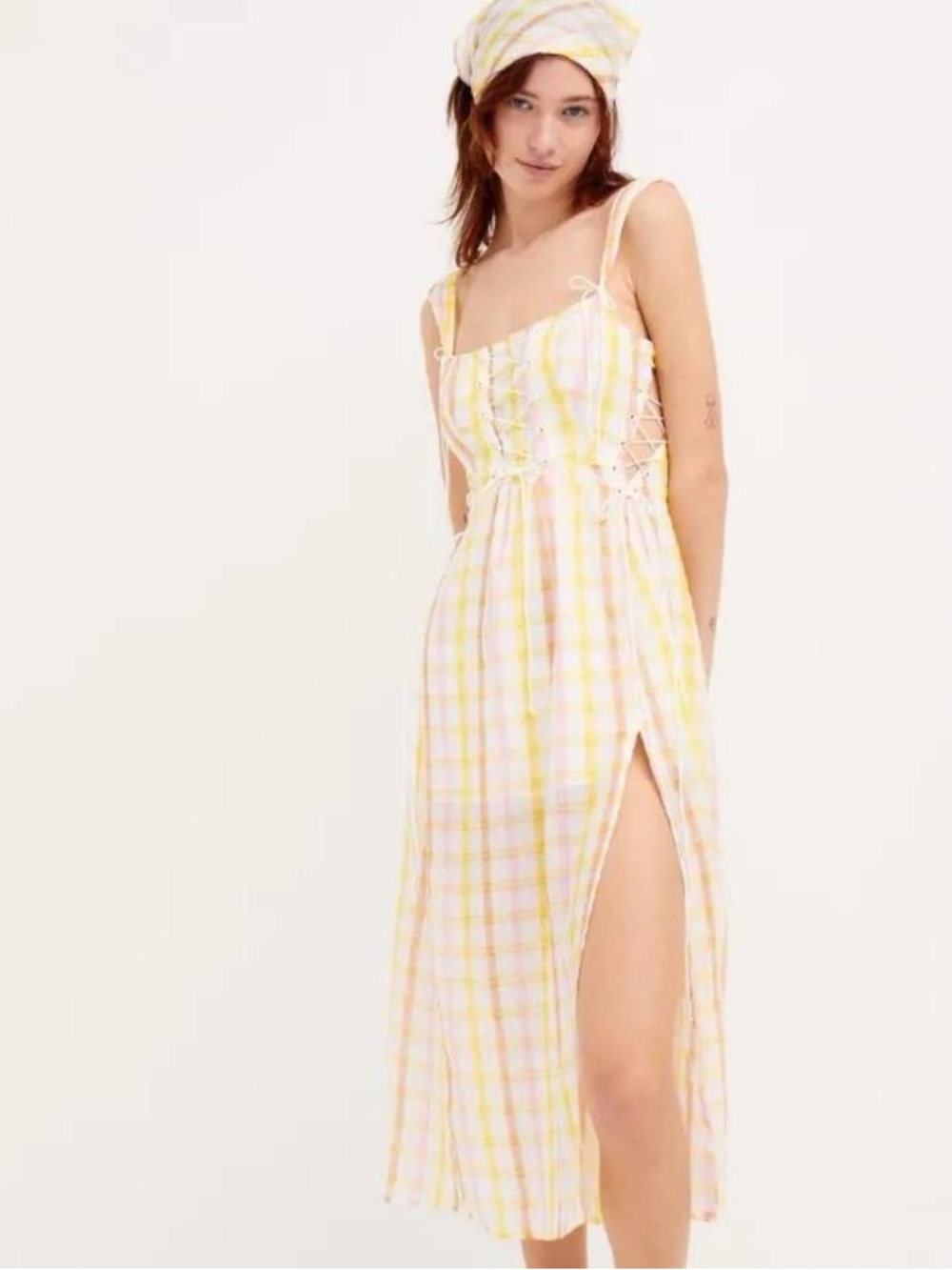 For Love And Lemons Rue Midi Dress Size XS NWT - Picture 3 of 9